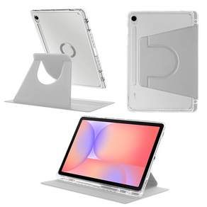 DANYCASE 아크릴 회전 자성 흡착 분리 가능가능 태블릿 커버 삼성 갤럭시 탭 케이스