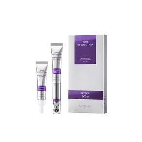 미샤 타임 레볼루션 레티놀 500샷 갈바닉 아이크림 듀오 세트 15ml + 15ml