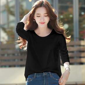 여성 루즈핏 무지 기본 라운드넥티셔츠 브이넥티셔츠 맨투맨티셔츠 레이스나시