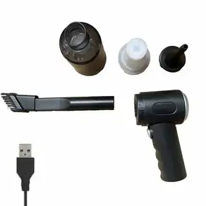 2026년형 무선 핸디형 미니 차량용 진공청소기 USB 충전식 배터리 습식 및 건식 겸용 휴대용 (자동차/
