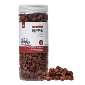바른한입 영양채운 강아지 노즈워크 져키 대용량 간식