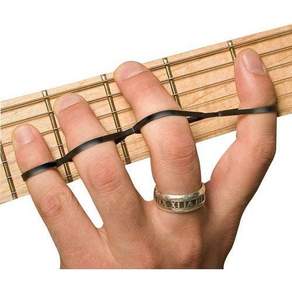 리프 밴즈 – 기타 베이스 밴조 피아노 손가락 속도 시스템을 Riff BANDZ – Resistance Training Bands For Guitar Bass Banjo Piano
