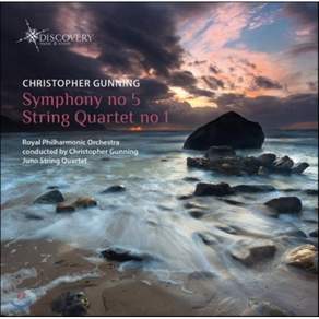 CHRISTOPHER GUNNING - SYMPHONY NO.5 & STRING QUARTET NO.1/ JUNO STRING QUARTET EU수입반