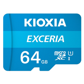 키오시아 EXCERIA 마이크로 메모리 카드 홈캠 블랙박스 CCTV SD LMEX1L064GG4