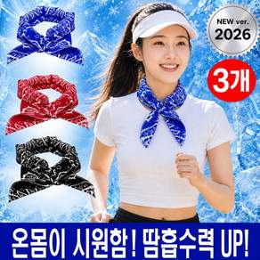 소소잇템 꽁꽁 쿨스카프 아이스 넥쿨러 쿨링 3p