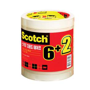 3M 스카치 다용도 테이프 502리필 3인치 12mmX20M 8롤
