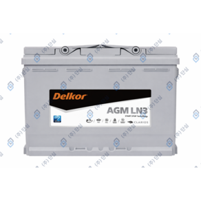 델코 Delkor AGM70 Silver LN3 12V 70Ah ISG 스탑앤고 차량용 AGM 배터리