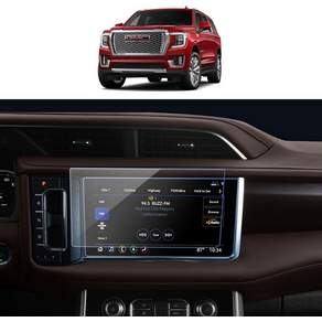 LANTU 2개 세트 유콘 나노 스크린 프로텍터 2023년형 GMC 데날리 10.2인치 차량 내비게이션 터치스크린 보호 필름 Ultimate HD 투명 기포 없음