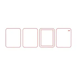 DIY 퀵샌드 블랭크 카드 브릭 투명 아크릴 플레이트 퀵샌드 몰드 빈 플레이트 DIY 수제 퀵샌드 공예