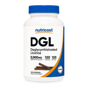 뉴트리코스트 DGL 감초추출물 5000mg 120캡슐 1병