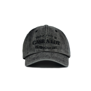 CASE A LOT Denim washing 볼캡 - black