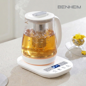 벤하임 멀티 티포트1.8L BMT-04-001 티망 커피부터 분유까지 디지털 원터치 멀티 글라스 티메이커