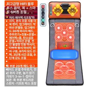 접이식 안마매트 마사지 스트레칭 등 온열안마매트 마사지매트 발열 온열 제품 허리 롤링 전신 침대