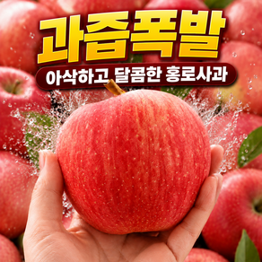 [딱 한 달의 맛] 과즙 가득 제철 홍로사과