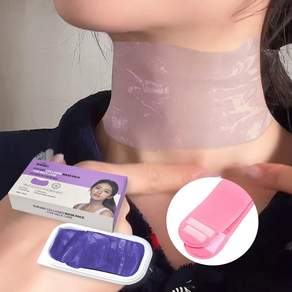 로로스키니 콜라겐 목 마스크팩 주름 하이드로겔 넥 젤리 패치 30매 + 젤 리프팅 보습 목주름 밴드