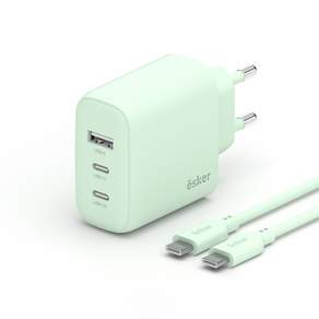 esker 65W 3포트 PD PPS GaN 고속충전기 + CtoC 고속케이블