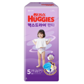 하기스 NEW 맥스드라이 여아용 팬티형 기저귀