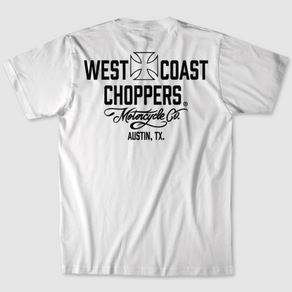 WEST COAST CHOPPERS 웨스트코스트챠퍼스 WCC Motorcycle Co. Tee - White