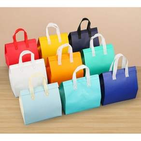 일회용 보냉백 보냉가방 손잡이 쿨러백 은박 테이크아웃 100개 블루/화이트 밀크티 12x26x10cm 100개 블루