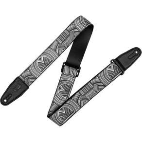 Levys Leathers 타투 시리즈 2 트라이벌 디자인이 들어간 폴리에스터 기타 스트랩 MP2TAT002