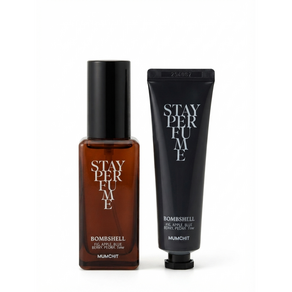 멈칫 스테이 퍼퓸 80ml + 핸드크림 30ml 세트 밤쉘