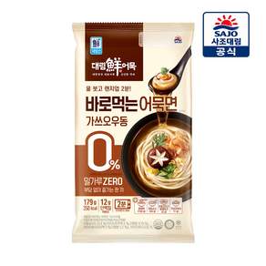 사조대림 바로먹는 어묵면 가쓰오우동 179g 소스포함 부담 없이 즐기는 한 끼