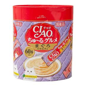 챠오츄르 고양이 구루메 버라이어티 간식 60p