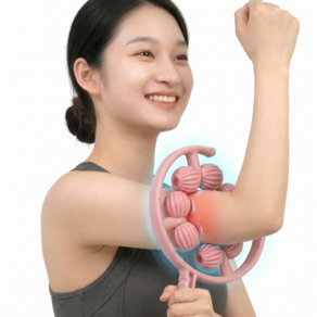 앤니드 종아리 팔뚝 지압 핸드 마사지롤러