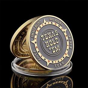 미츠케 프리미엄 Poker Token Coins 포커칩 기념 메탈 아트 코인 수집용