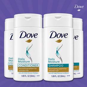 도브 휴대용 미니 샴푸린스 세트 ( 샴푸50ml-2 린스50ml-2)
