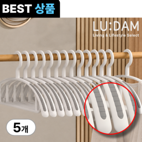 루에담 논슬립 어깨뿔방지 공간활용 옷걸이