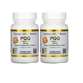 1+1 캘리포니아골드뉴트리션 CGN PQQ 20mg 30베지캡슐 PureQQ 피큐큐 피로로퀴놀린퀴논 디소듐염 TapiOgel