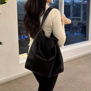 데블리 여자 고급 가죽 숄더백 보부상 대용량 가방