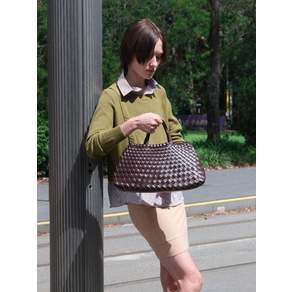 매장정품 코모레비뮤지엄 KOMOREBI MUSEUM 3Colors_핸드메이드 위빙 2way 토트&숄더 백 l B07-L 223270
