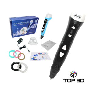TOP3D 멀티형 3D펜 고온 고출력 전문가용 5색 필라멘트 포함