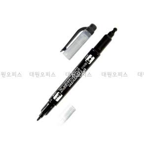 동아 원터치 양면 컴퓨터용 싸인펜 1타 -둥근닙 매직 98524ea 1pc 컴퓨터사인펜 컴퓨터펜