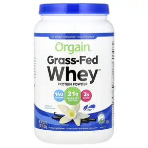 검증이된브랜드 Orgain (올게인) Grass-Fed Whey™ Protein 파우더 바닐라빈 828g(1.82lb) 다아시잖아요