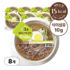 오늘부터 3초 메밀곤약냉면 320g 4개 (2박스) 바로먹는 50kcal 간편식 즉석 모밀 저칼로리 다이어트