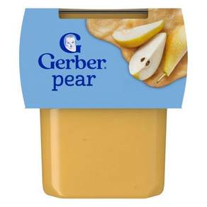 거버 2nd 푸드 베이비 배 퓨레 4온스 2팩 8개입 Gerber Food Baby Pear Puree 4 Ounce Tubs 2 Pack of 8 3847175