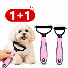 강아지 털갈이 빗 엉킨털 죽은털 제거 고양이 양면 반려동물 엉킴 제거 브러시