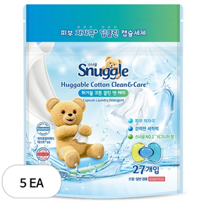 스너글 허거블 코튼 클린 앤 케어 캡슐세제