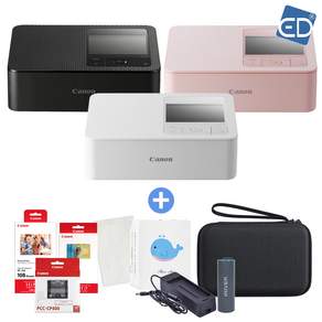 캐논 포토프린터 셀피 CP1500+인화지 RP-108+인화지 KC-36IP+용지카세트 PCC-CP400+아이리버 케이스+배터리+충전기+미니앨범+포켓융 /ED