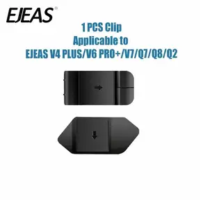 EJEAS V6 PRO + 오토바이 헬멧 헤드셋 이어폰 마이크 스피커 Type-C 장착 클립 양면 테이프 선물