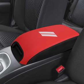 CEBAT 센터 콘솔 암레스트 박스 커버 긁힘 방지 가죽 자동차 중앙 보호 패드 실내 장식 액세서리 Dodge Charger 2011-2023 및 Chrysler 300