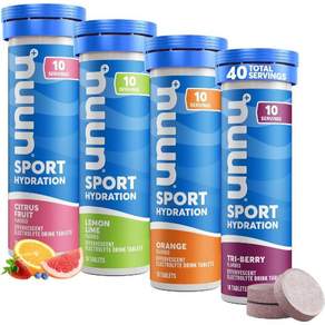 눈 Nuun Sport 스포츠 전해질 발포정 4종 각10정 총40정