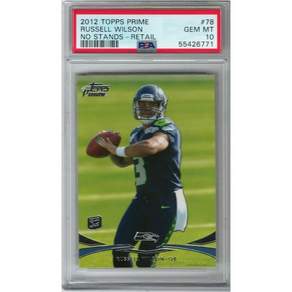 PSA Gem Mint 10 2012 탑스 프라임 러셀 윌슨 루키 카드