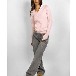 SUBDUED 섭듀드 Zip Sweatshirt High Neck with Hood (ALEX ROSE)