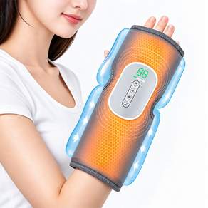 Purevia 손마사지기 손목마사지기 무선 온열 공기압 에어백 스트레칭 릴렉싱 케어 기기 3가지 모드 4단계 강도