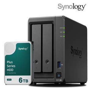 시놀로지 스토리지 NAS DS725+ + 하드 HAT3300-6T