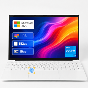 가성비 16.1인치 대화면 노트북 인텔 코어 i3-6006U 16GB RAM 512GB SSD FHD IPS 한글 키보드 윈도우10 Microsoft 365 지원 사무용 학습용